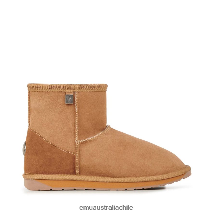 EMU Australia hombres aguijón de platino mini zapatos castaña 8PR6L50