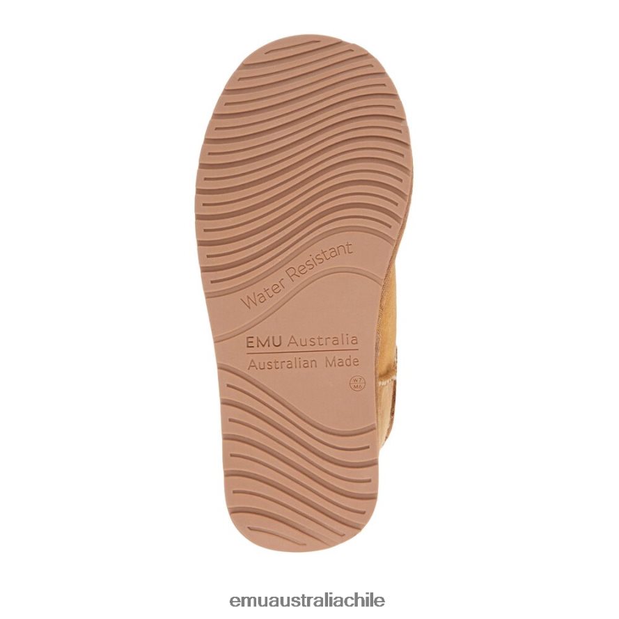 EMU Australia hombres aguijón de platino mini zapatos castaña 8PR6L50