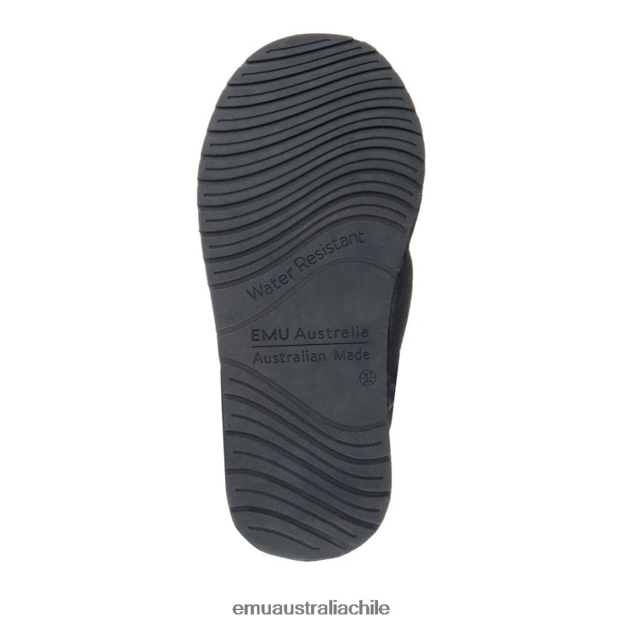 EMU Australia hombres aguijón de platino mini zapatos negro 8PR6L51