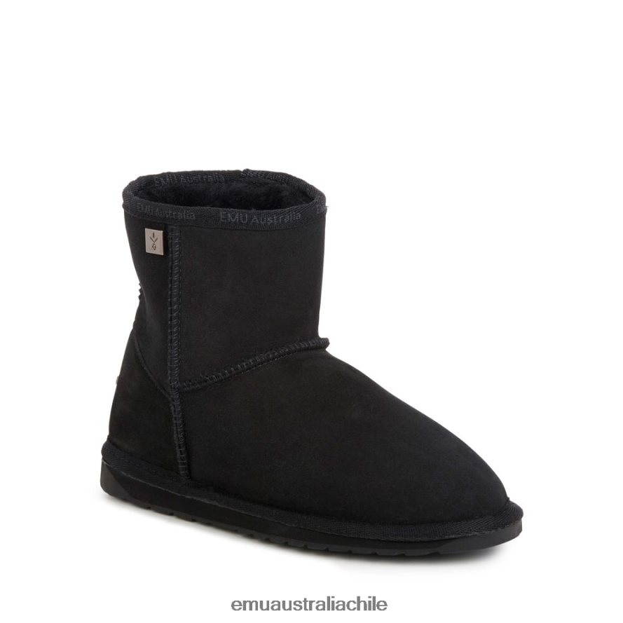 EMU Australia mujer aguijón platino delgado mini zapatos negro 8PR6L2