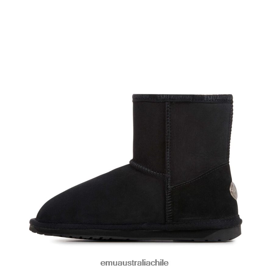 EMU Australia mujer aguijón platino delgado mini zapatos negro 8PR6L2