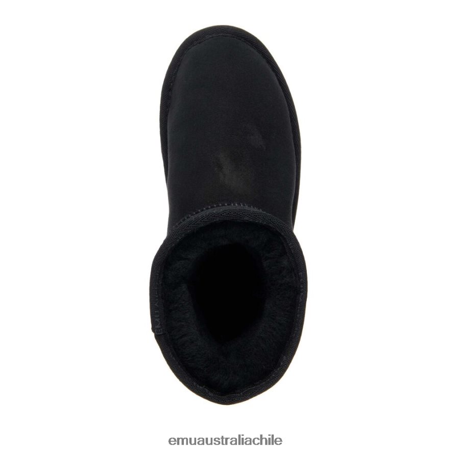 EMU Australia mujer aguijón platino delgado mini zapatos negro 8PR6L2