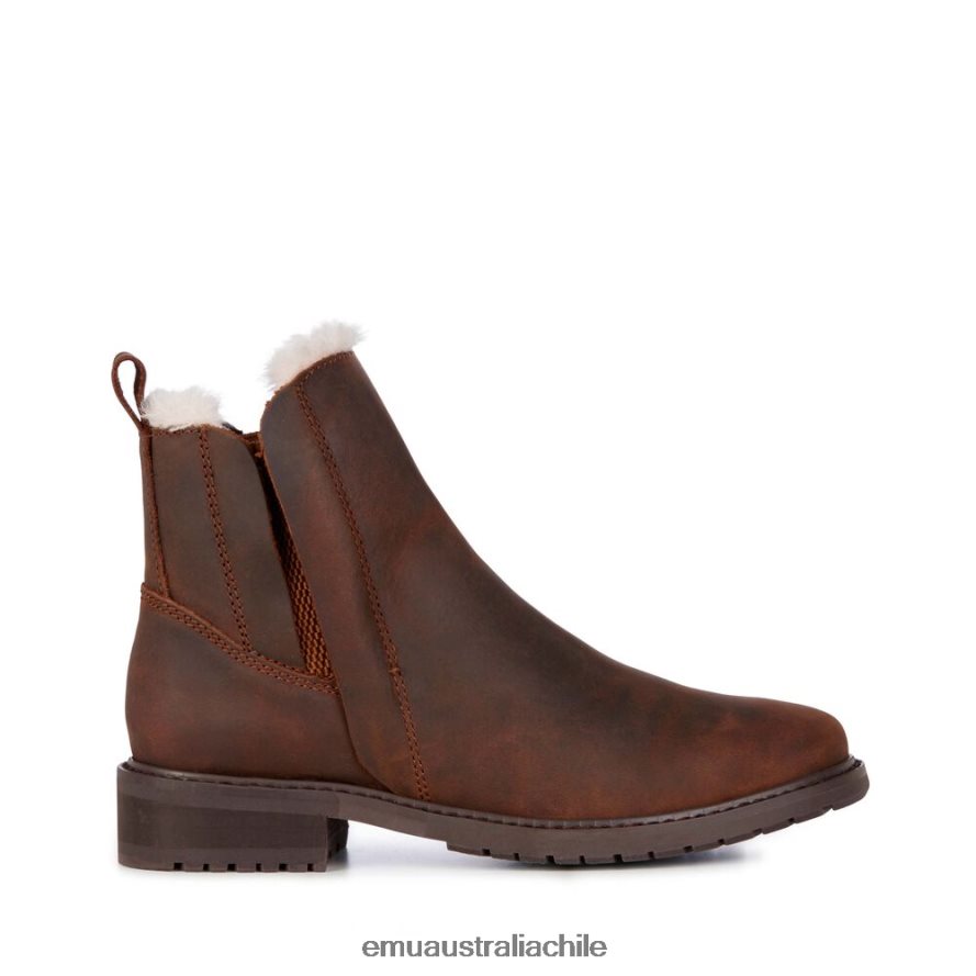 EMU Australia mujer cuero pionero zapatos marrón 8PR6L43