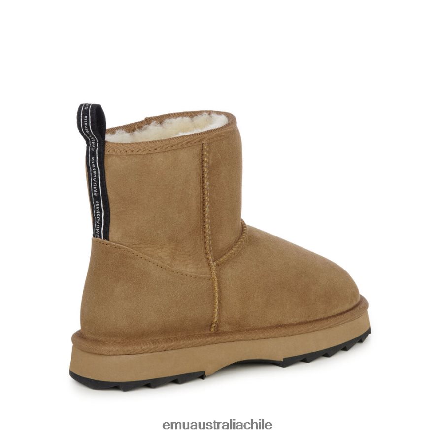 EMU Australia mujer mini tiburón zapatos castaño/negro 8PR6L36