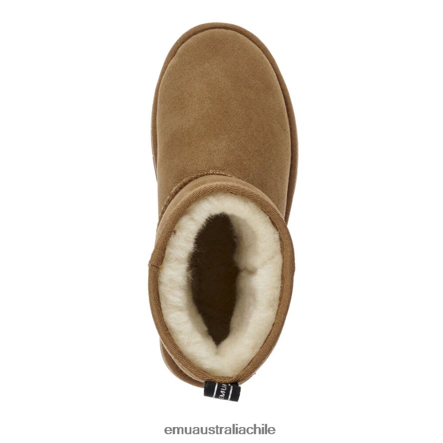 EMU Australia mujer mini tiburón zapatos castaño/negro 8PR6L36