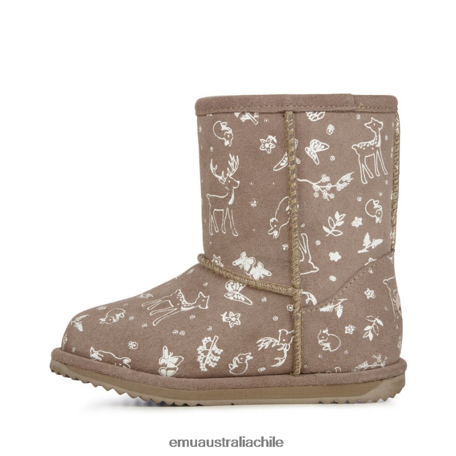 EMU Australia niños Brumby del bosque zapatos champiñón 8PR6L62