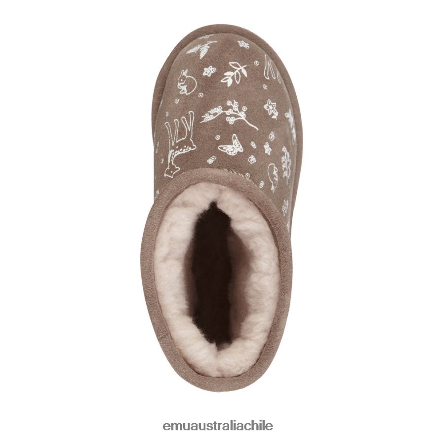 EMU Australia niños Brumby del bosque zapatos champiñón 8PR6L62
