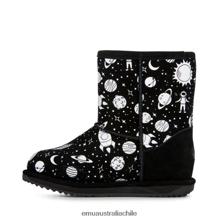 EMU Australia niños Brumby del espacio exterior zapatos negro 8PR6L63